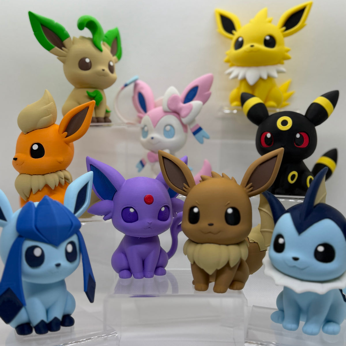 Eeveelution Komplett Set Schweiz | Alle 9 Eevee Figuren | PRNT&more