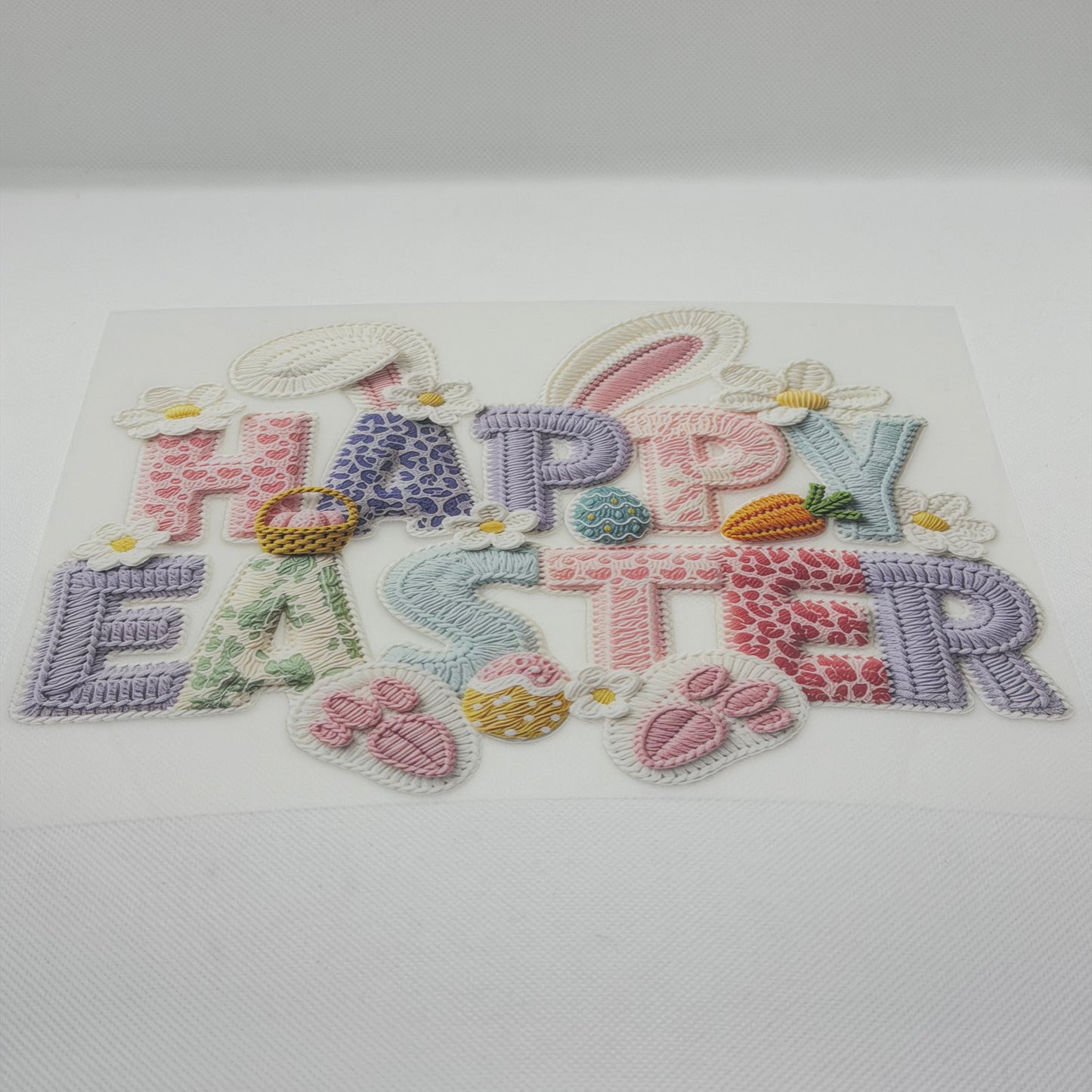 Latch Yarn Happy Easter DTF Transfer | PRNT&more