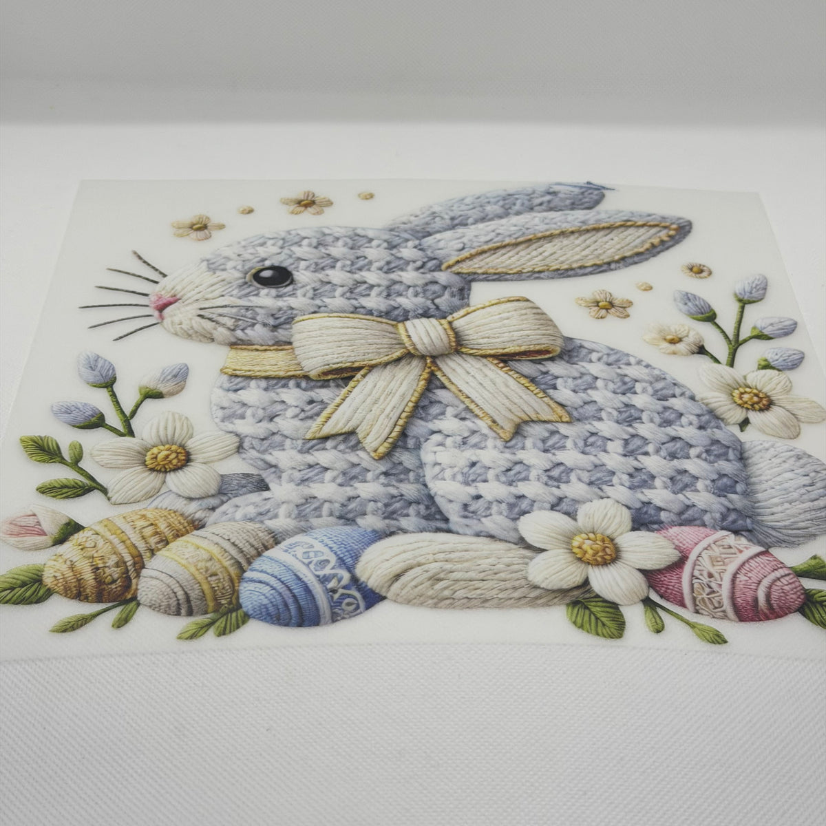 Blauer Osterhase DTF Transfer | PRNT&more
