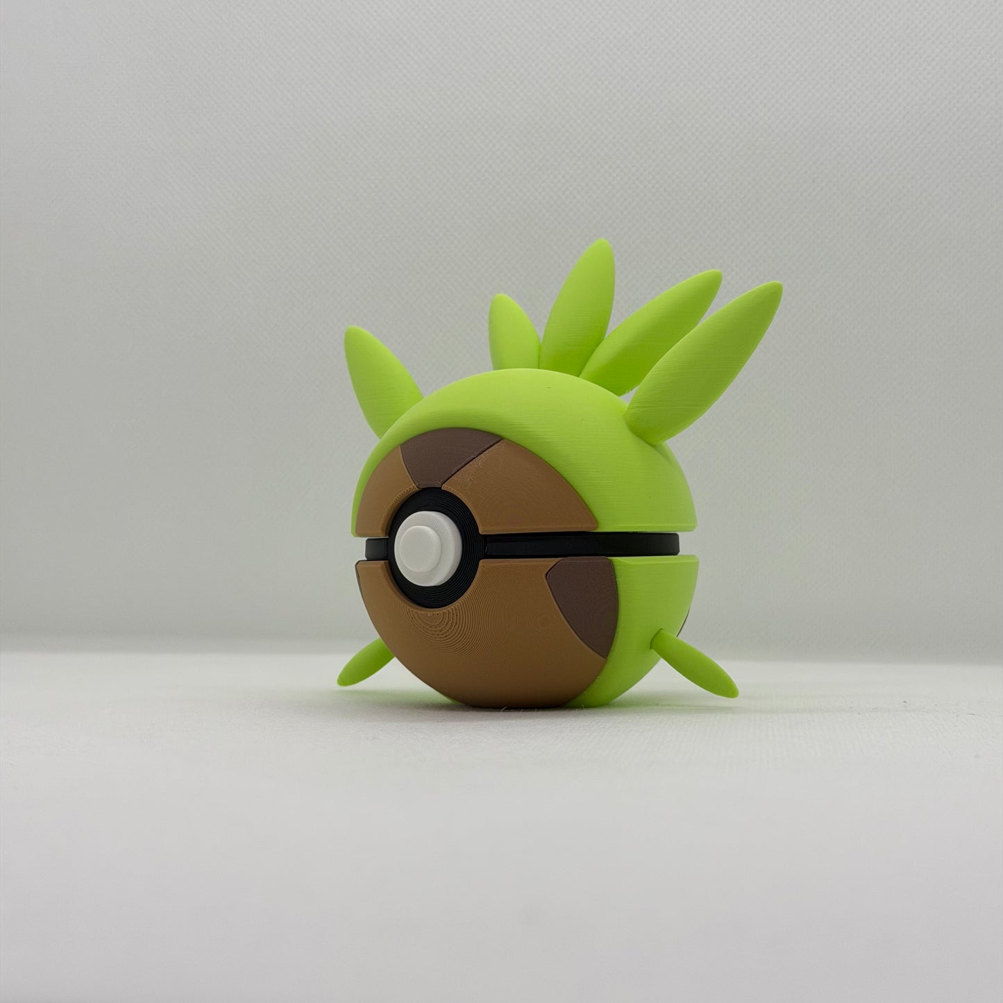 ChespinBall – 3D Gedruckter Pokéball Clicker Chespin Handgefertigt Schweiz | PRNT&more