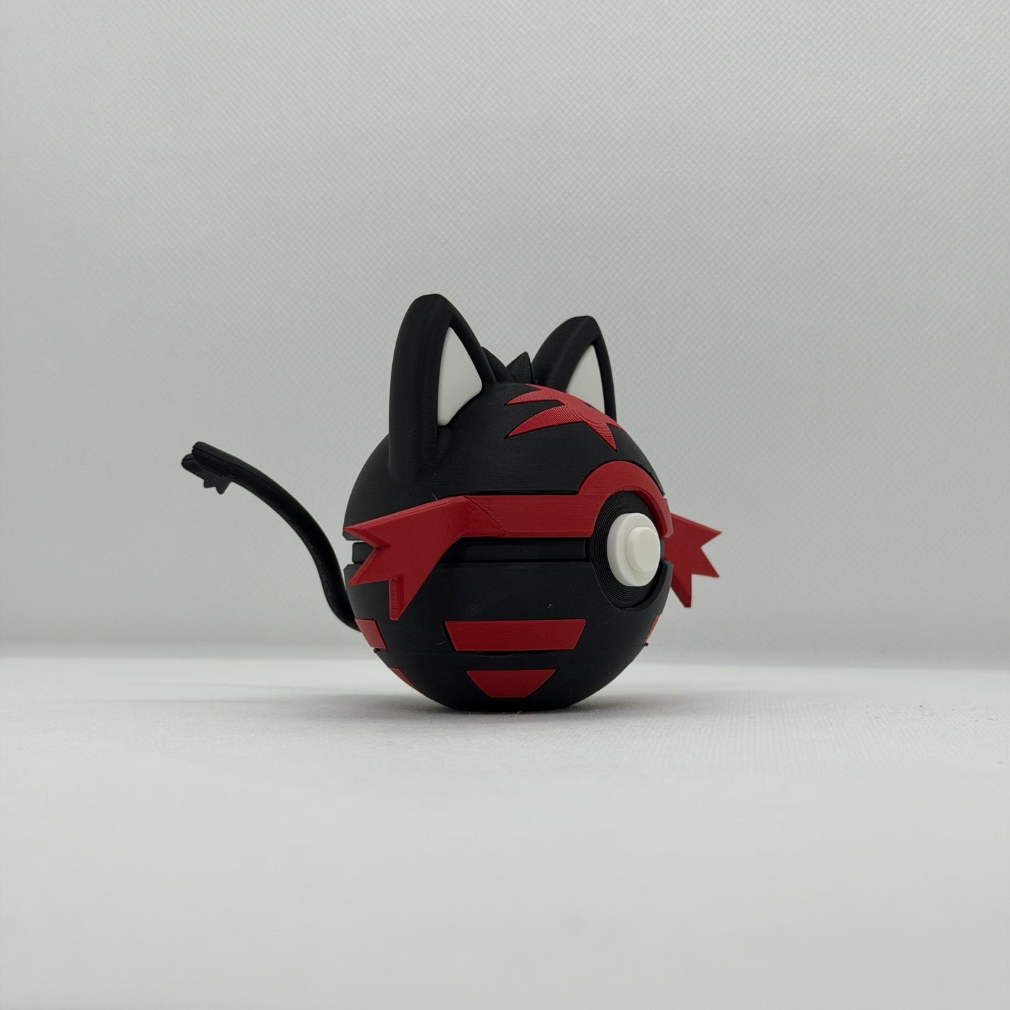 LittenBall – 3D Gedruckter Pokéball Clicker Litten Alola Handgefertigt Schweiz | PRNT&more