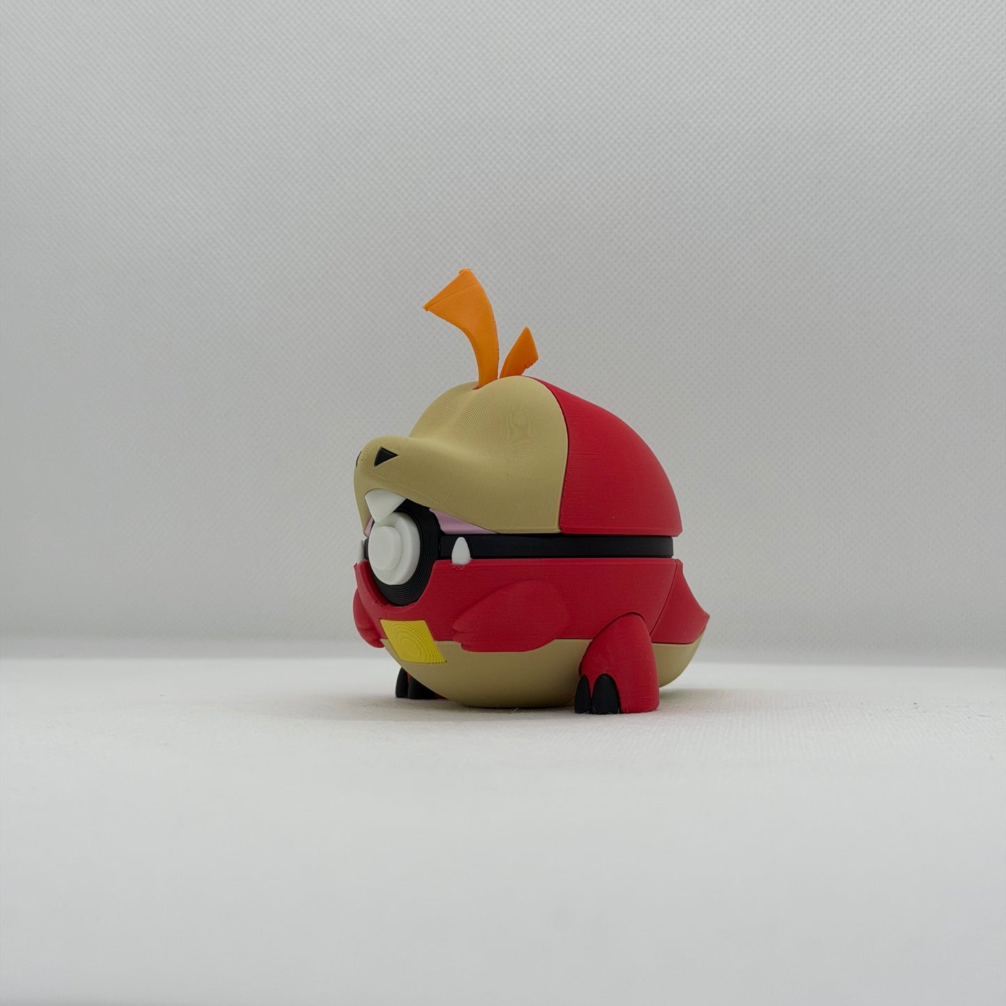 FuecocoBall – 3D Gedruckter Pokéball Clicker Fuecoco Paldea Handgefertigt Schweiz | PRNT&more