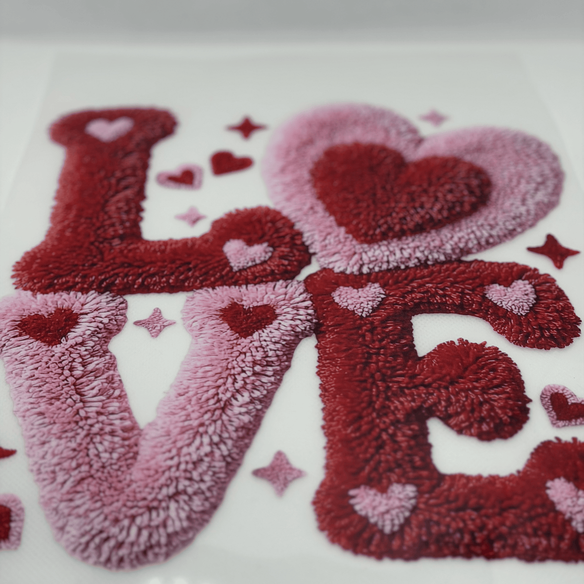 Latch Hook Liebe DTF Transfer – Valentinstag | PRNT&more
