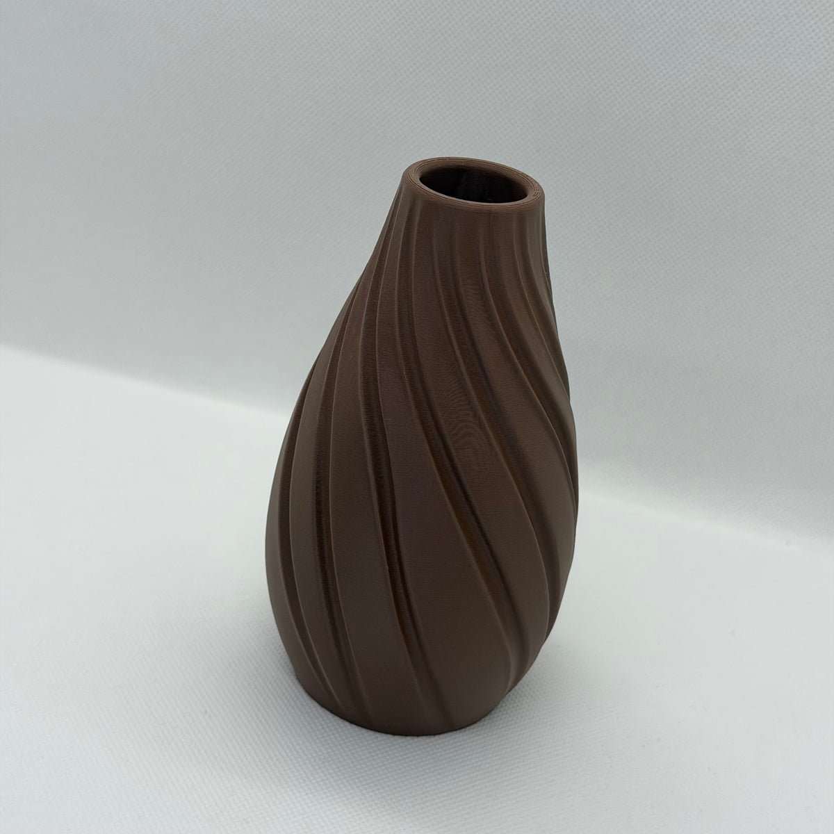 PrintVase Dark Brown – 3D Gedruckte Dekovase Handgefertigt Schweiz | PRNT&more