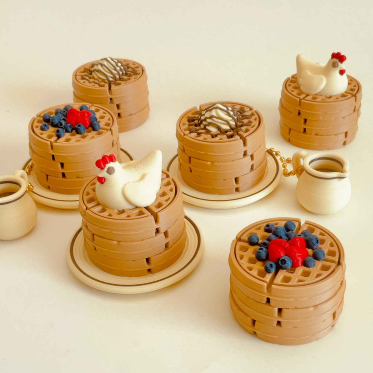 WaffleClick – 3D Gedruckter Waffle Fidget Clicker Personalisiert Handgefertigt Schweiz | PRNT&more