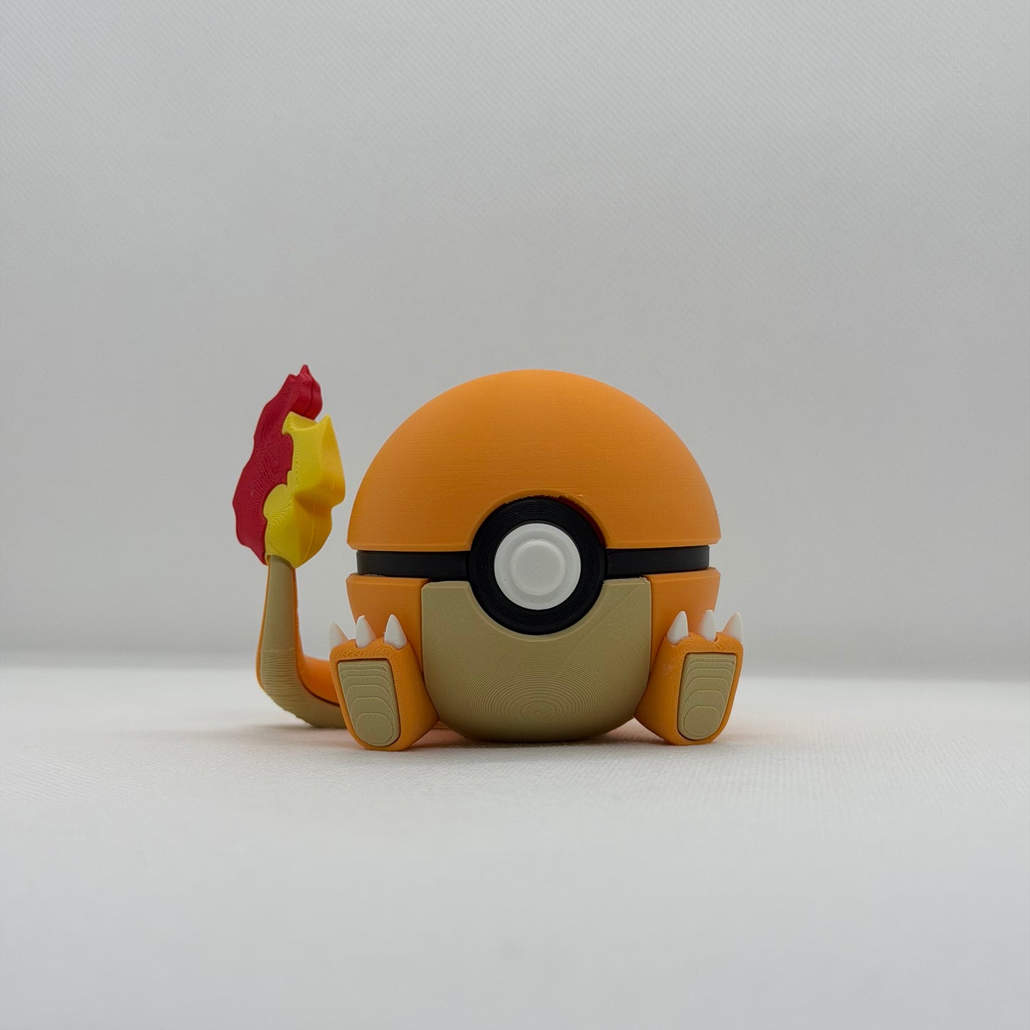 CharmanderBall – 3D Gedruckter Pokéball Clicker Charmander Kanto Handgefertigt Schweiz | PRNT&more