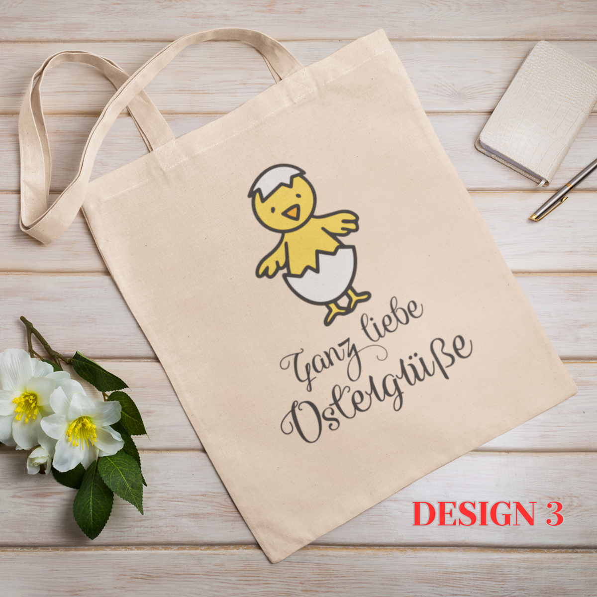 Oster Stofftasche – Canvas Bag mit Osterdesign | PRNT&more
