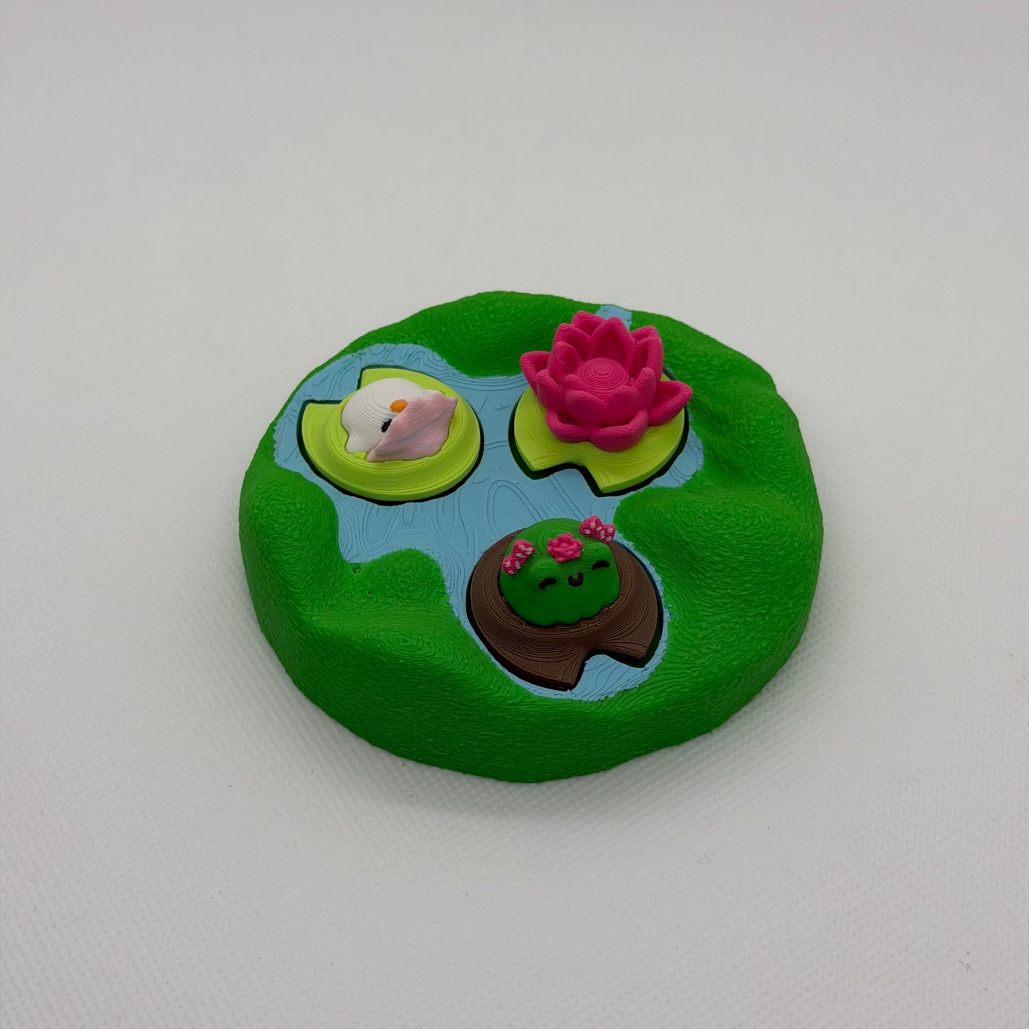 Lotus Pond Fidget Clicker Schweiz | 3D gedruckter Natur Clicker | PRNT&more