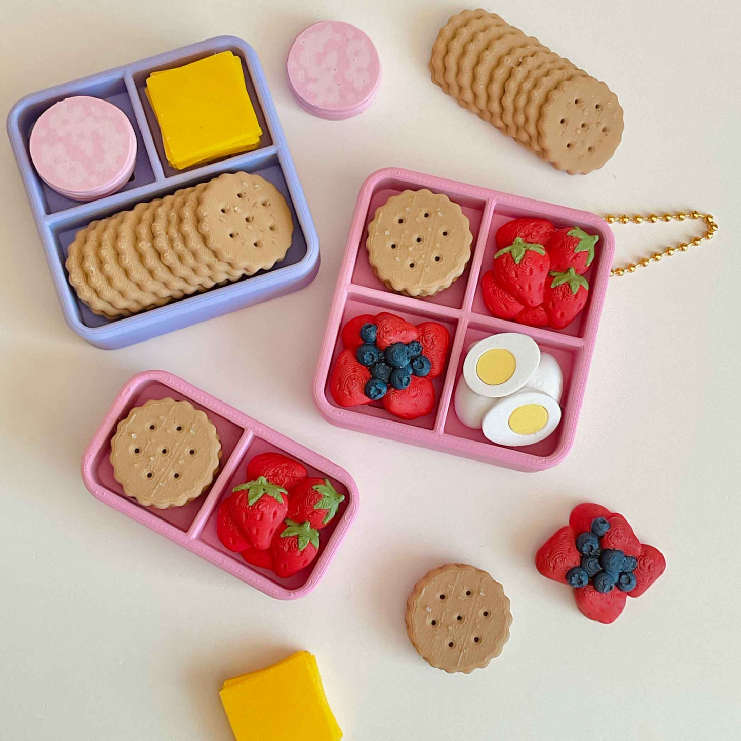 LunchClick – 3D Gedruckter Bento Fidget Clicker Lunchbox Personalisiert Handgefertigt Schweiz | PRNT&more