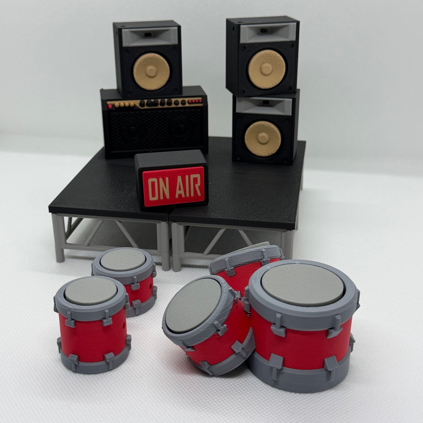 Rock Stage Fidget Clicker Set Schweiz | 3D gedrucktes Musik Clicker Set | PRNT&more
