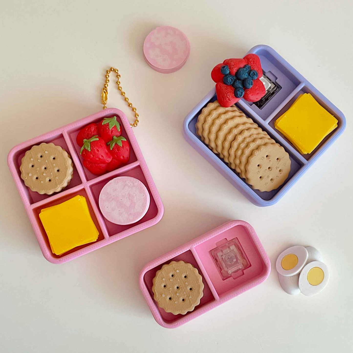 LunchClick – 3D Gedruckter Bento Fidget Clicker Lunchbox Personalisiert Handgefertigt Schweiz | PRNT&more