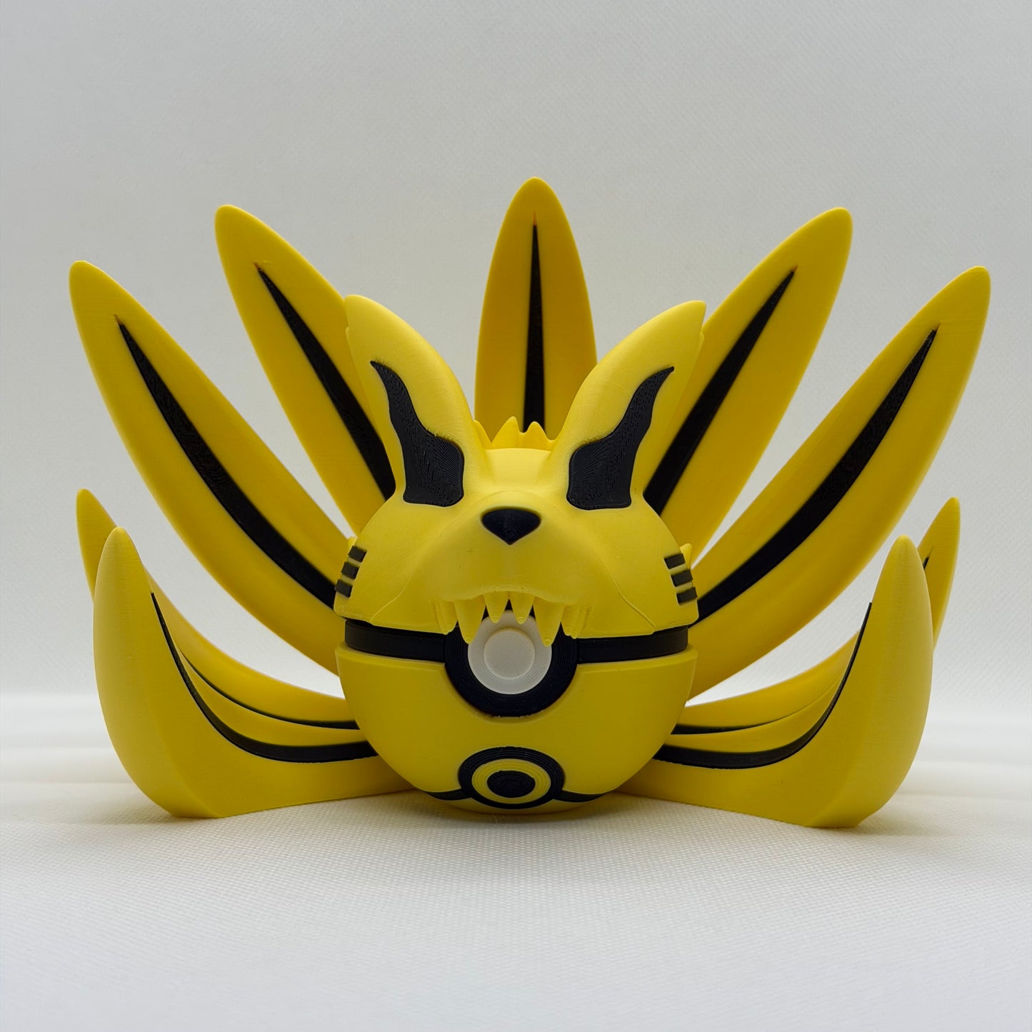 NinetailsBall – 3D Gedruckter Pokéball Clicker Ninetails Kurama Handgefertigt Schweiz | PRNT&more