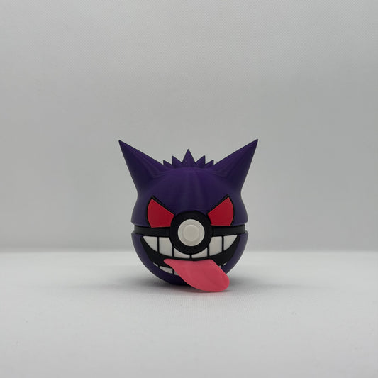 GengarBall – 3D Gedruckter Pokéball Clicker Gengar Kanto Handgefertigt Schweiz | PRNT&more