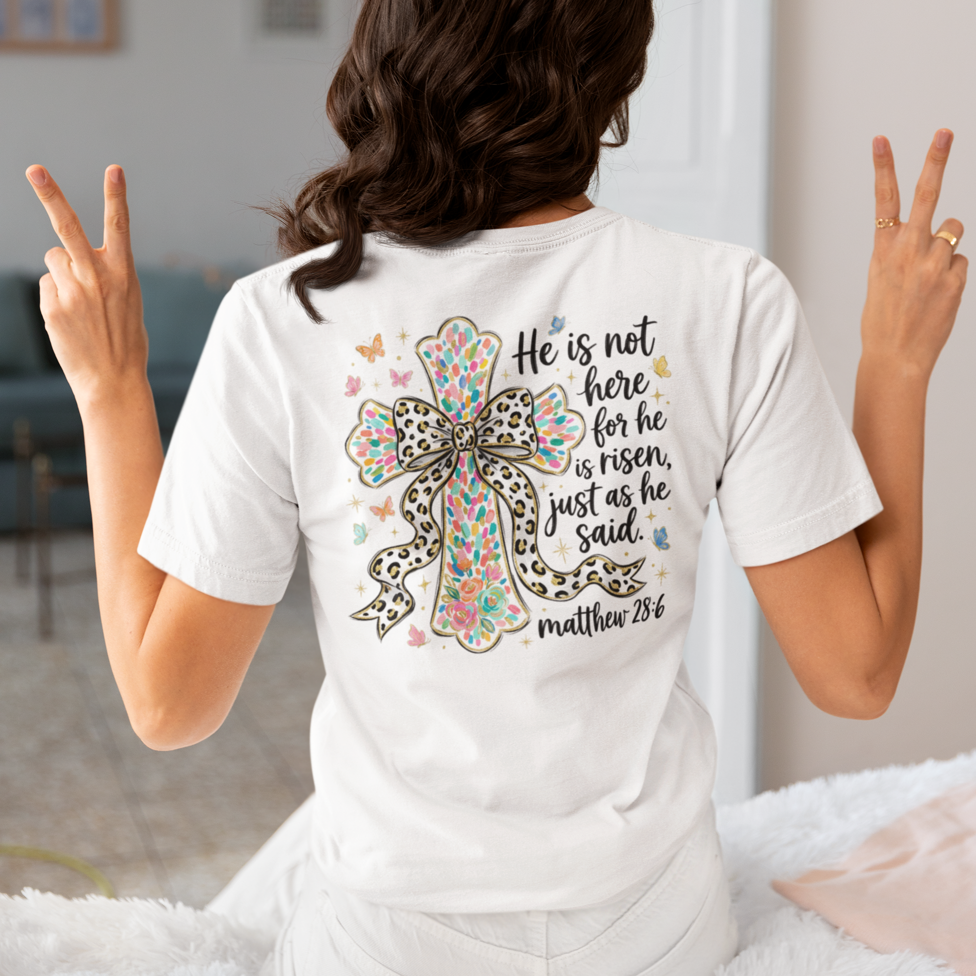 Osterkreuz DTF Transfer – Christlich | PRNT&more