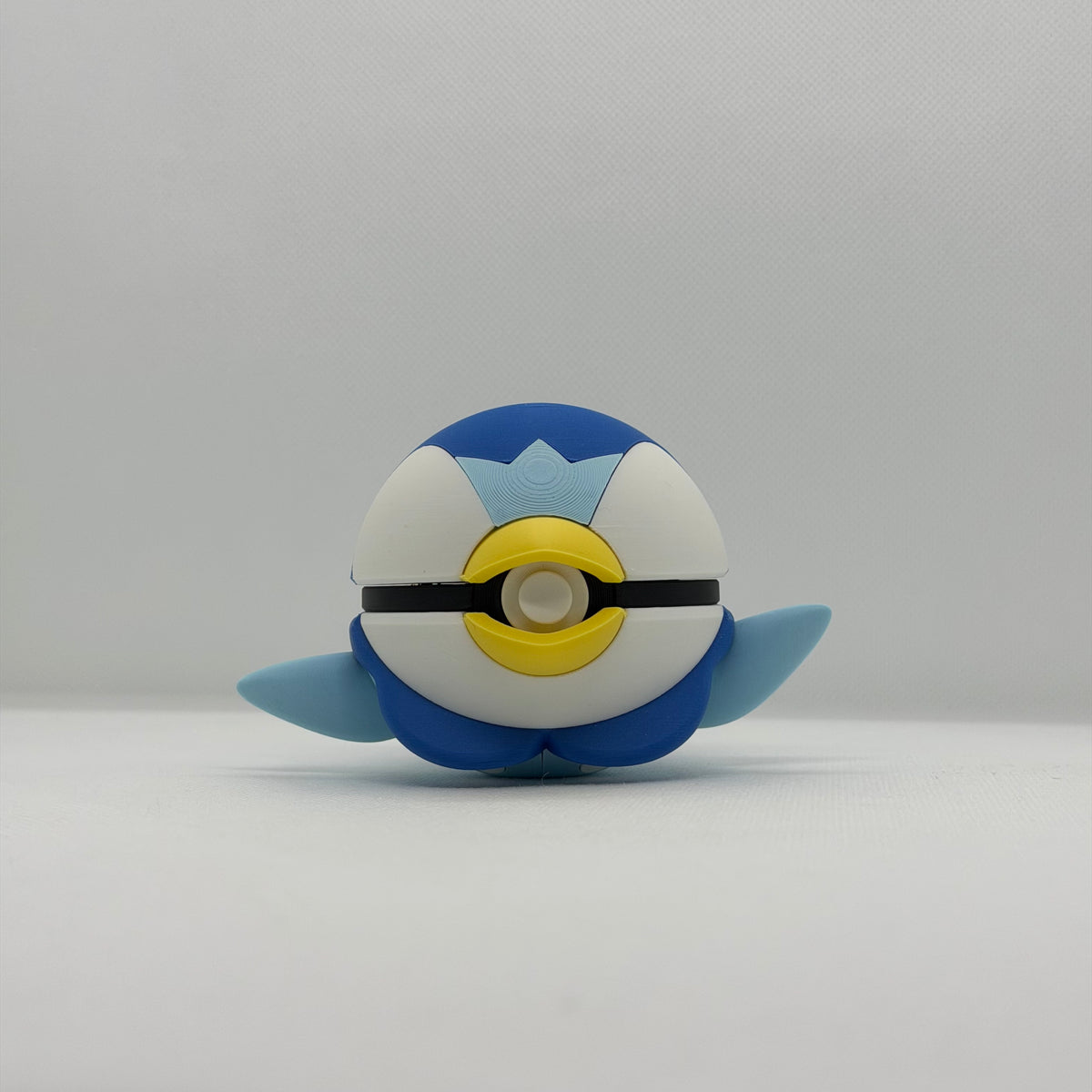 PiplupBall – 3D Gedruckter Pokéball Clicker Piplup Handgefertigt Schweiz | PRNT&more