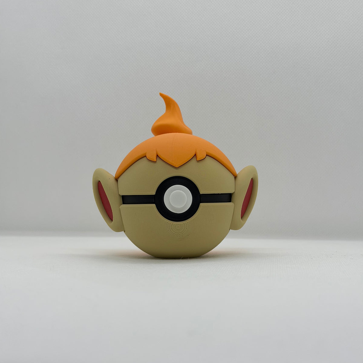 ChimcharBall – 3D Gedruckter Pokéball Clicker Chimchar Handgefertigt Schweiz | PRNT&more