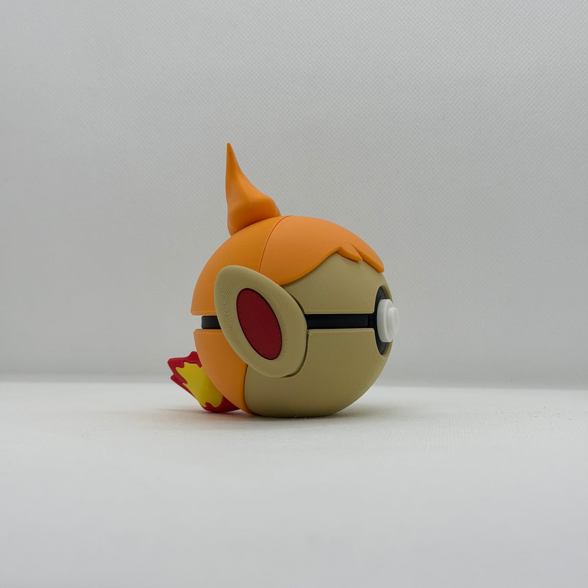 ChimcharBall – 3D Gedruckter Pokéball Clicker Chimchar Handgefertigt Schweiz | PRNT&more