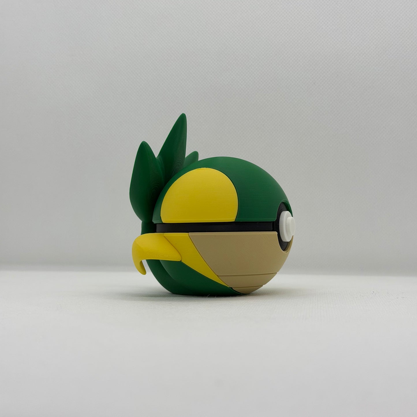SnivyBall – 3D Gedruckter Pokéball Clicker Snivy Handgefertigt Schweiz | PRNT&more