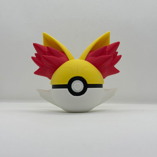 FennekinBall – 3D Gedruckter Pokéball Clicker Fennekin Handgefertigt Schweiz | PRNT&more