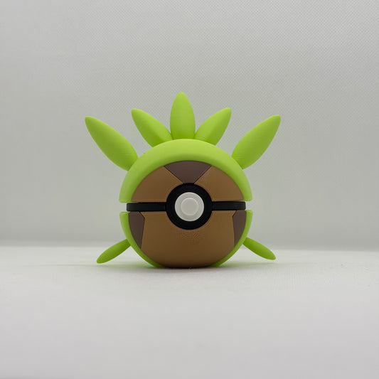 ChespinBall – 3D Gedruckter Pokéball Clicker Chespin Handgefertigt Schweiz | PRNT&more