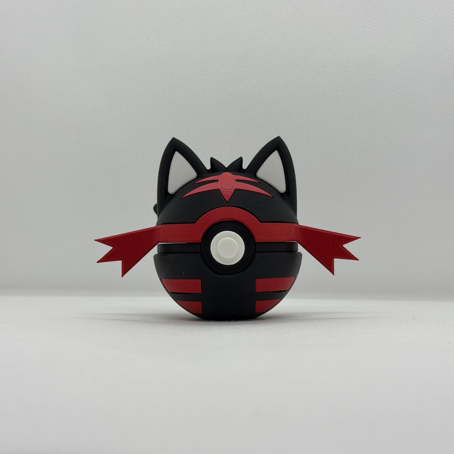 LittenBall – 3D Gedruckter Pokéball Clicker Litten Alola Handgefertigt Schweiz | PRNT&more