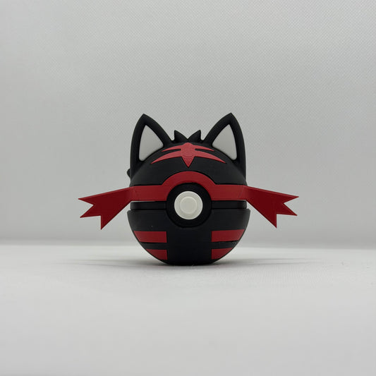 LittenBall – 3D Gedruckter Pokéball Clicker Litten Alola Handgefertigt Schweiz | PRNT&more