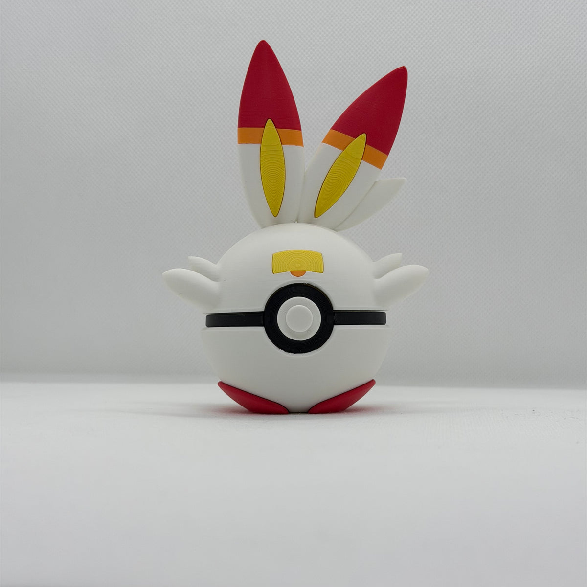 ScorbunnyBall – 3D Gedruckter Pokéball Clicker Scorbunny Handgefertigt Schweiz | PRNT&more