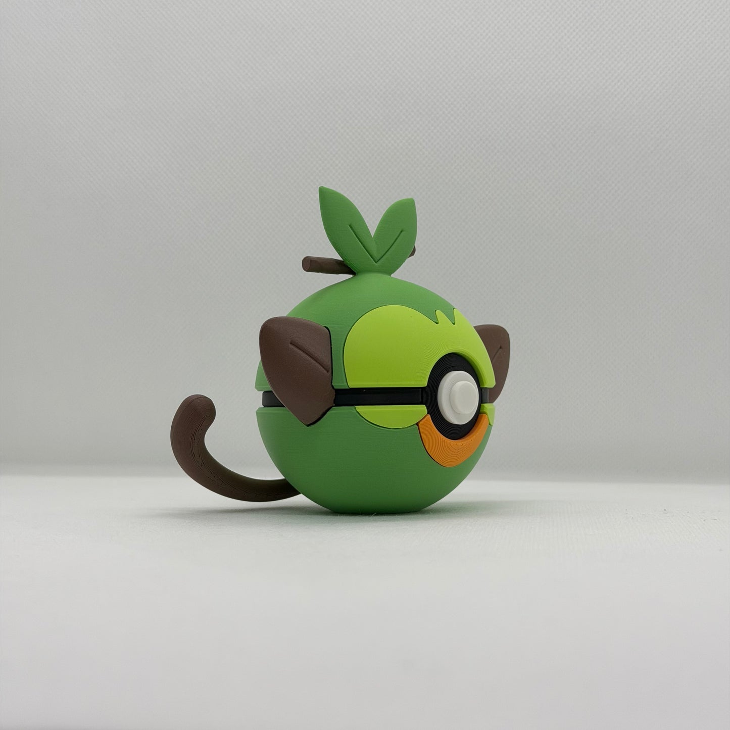 GrookeyBall – 3D Gedruckter Pokéball Clicker Grookey Galar Handgefertigt Schweiz | PRNT&more