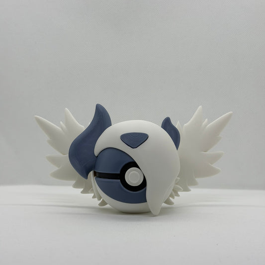 MegaAbsolBall – 3D Gedruckter Pokéball Clicker Mega Absol Handgefertigt Schweiz | PRNT&more