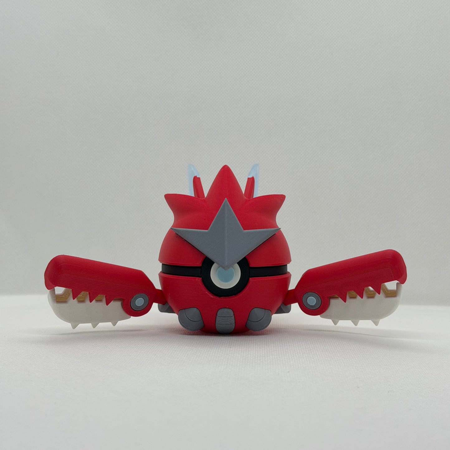 MegaScizorBall – 3D Gedruckter Pokéball Clicker Mega Scizor Handgefertigt Schweiz | PRNT&more