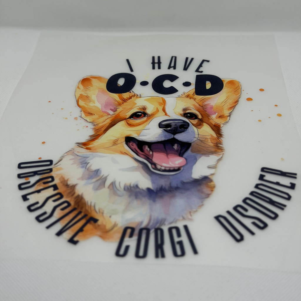 Corgi Hunde DTF Transfer – Lustiger Hundespruch | PRNT&more