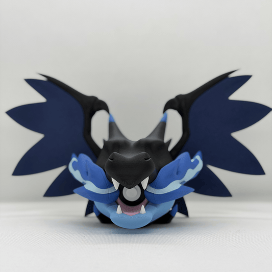 Mega Charizard X Pokeball Clicker – 3D Druck Pokémon | PRNT&more