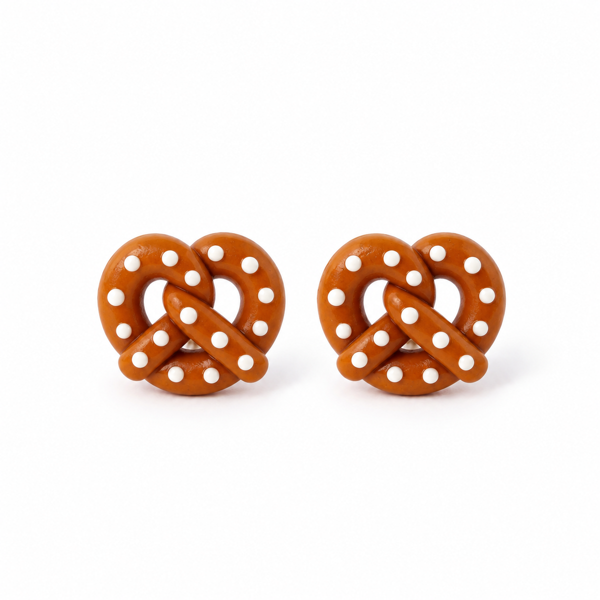Brezel Ohrstecker Schweiz | 3D gedruckte Brezel Ohrstecker | PRNT&more