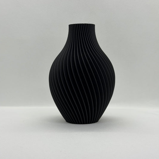 PrintVase Noir – 3D Gedruckte Dekovase Handgefertigt Suisse | PRNT et plus