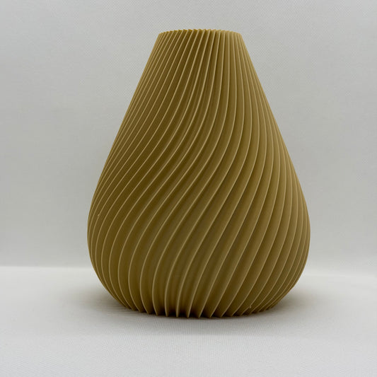 PrintVase Desert Tan – 3D Gedruckte Dekovase Handgefertigt Suisse | PRNT et plus
