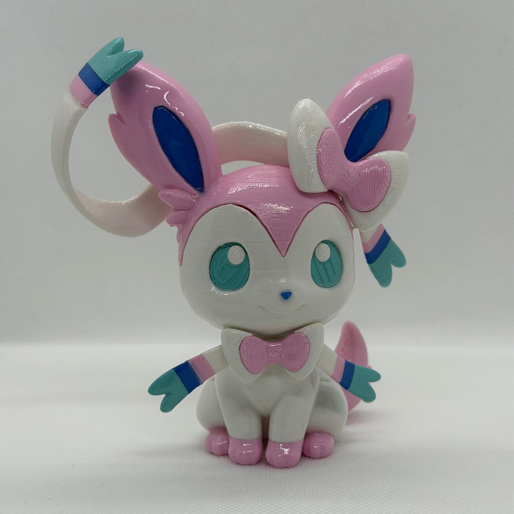 Sylveon Figur Schweiz | 3D gedruckte Sylveon Pokémon Figur | PRNT&more