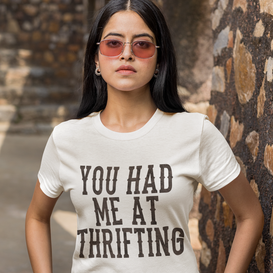 T-shirt unisexe « Tu m’as convaincu·e dès que j’ai chiné » | PRNT&more 