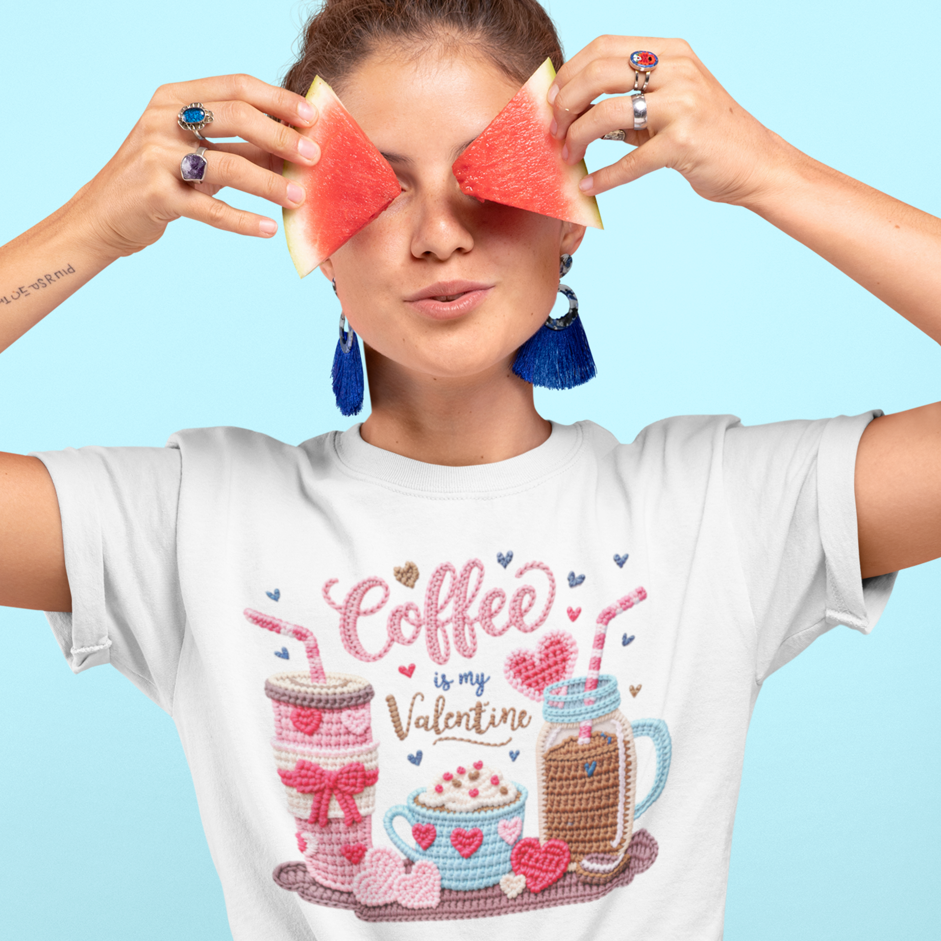 Kaffee Valentinstag DTF Transfer | PRNT&mehr 