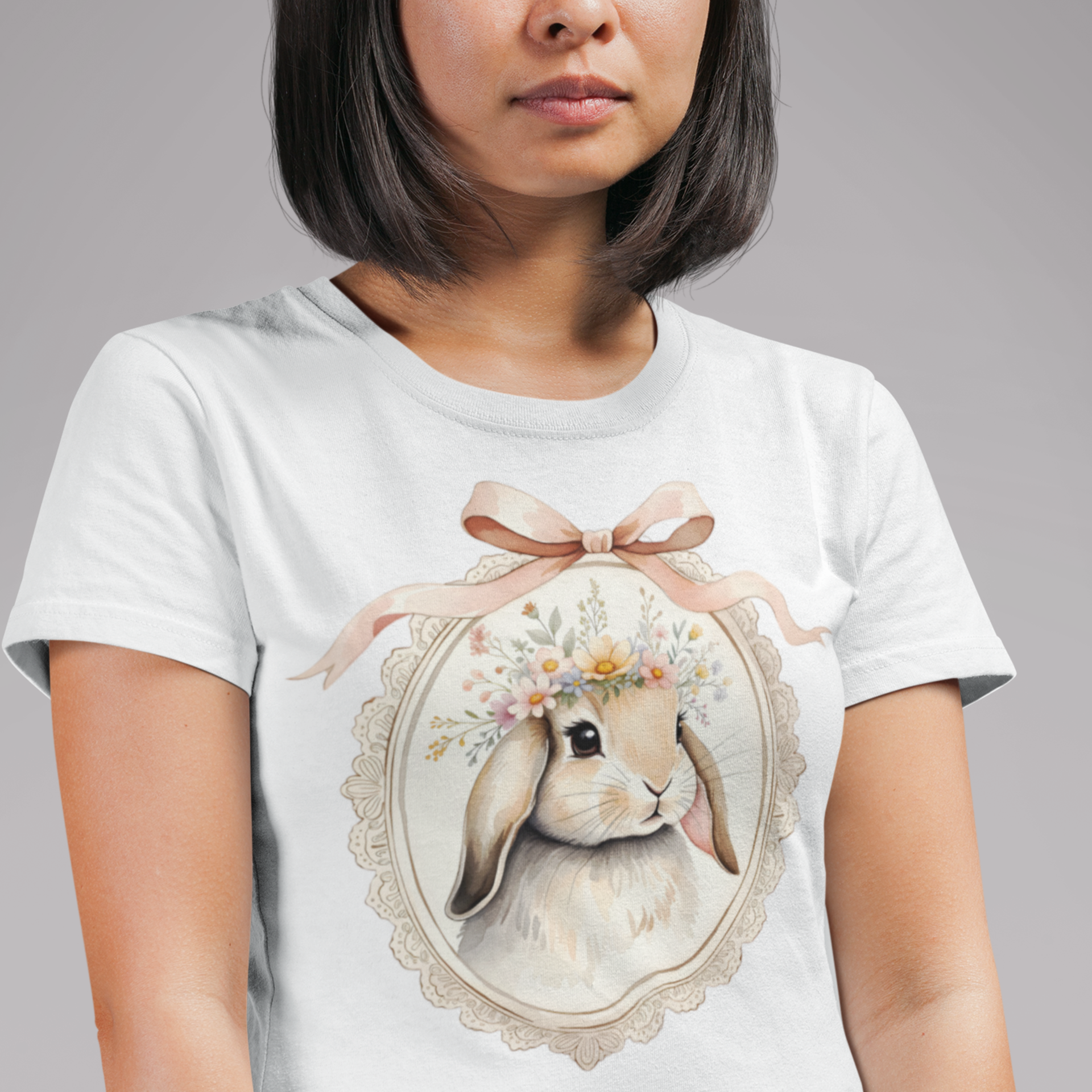 Vintage Osterhase DTF Transfer – Retro Look | PRNT&more