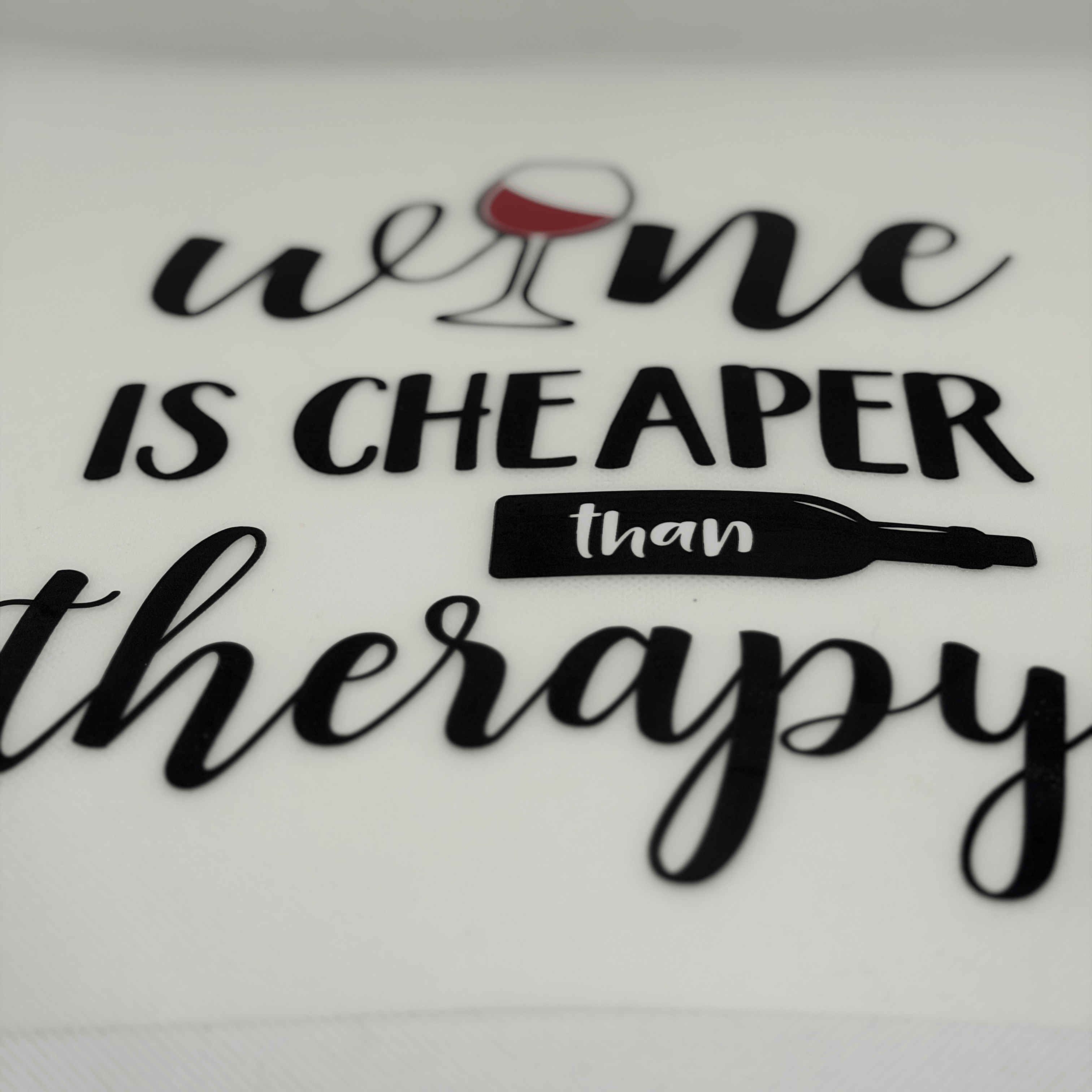 Wein Spruch T-Shirt – Therapy Unisex | PRNT&more