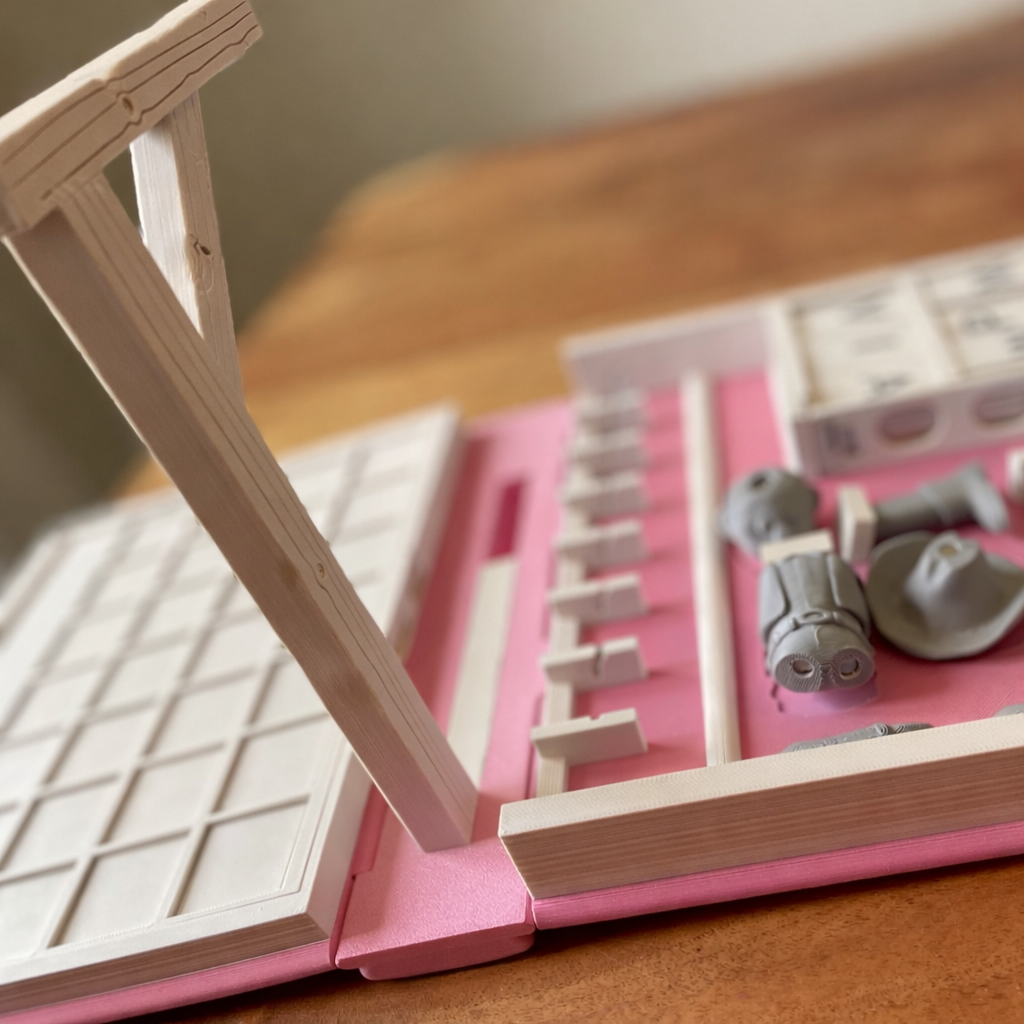 Word Rescue – Buchstaben Ratespiel Buch – 3D Druck | PRNT&mehr