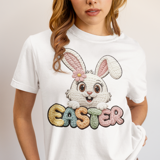 Häkel Osterhase DTF Transfert – Classique | PRNT et plus 