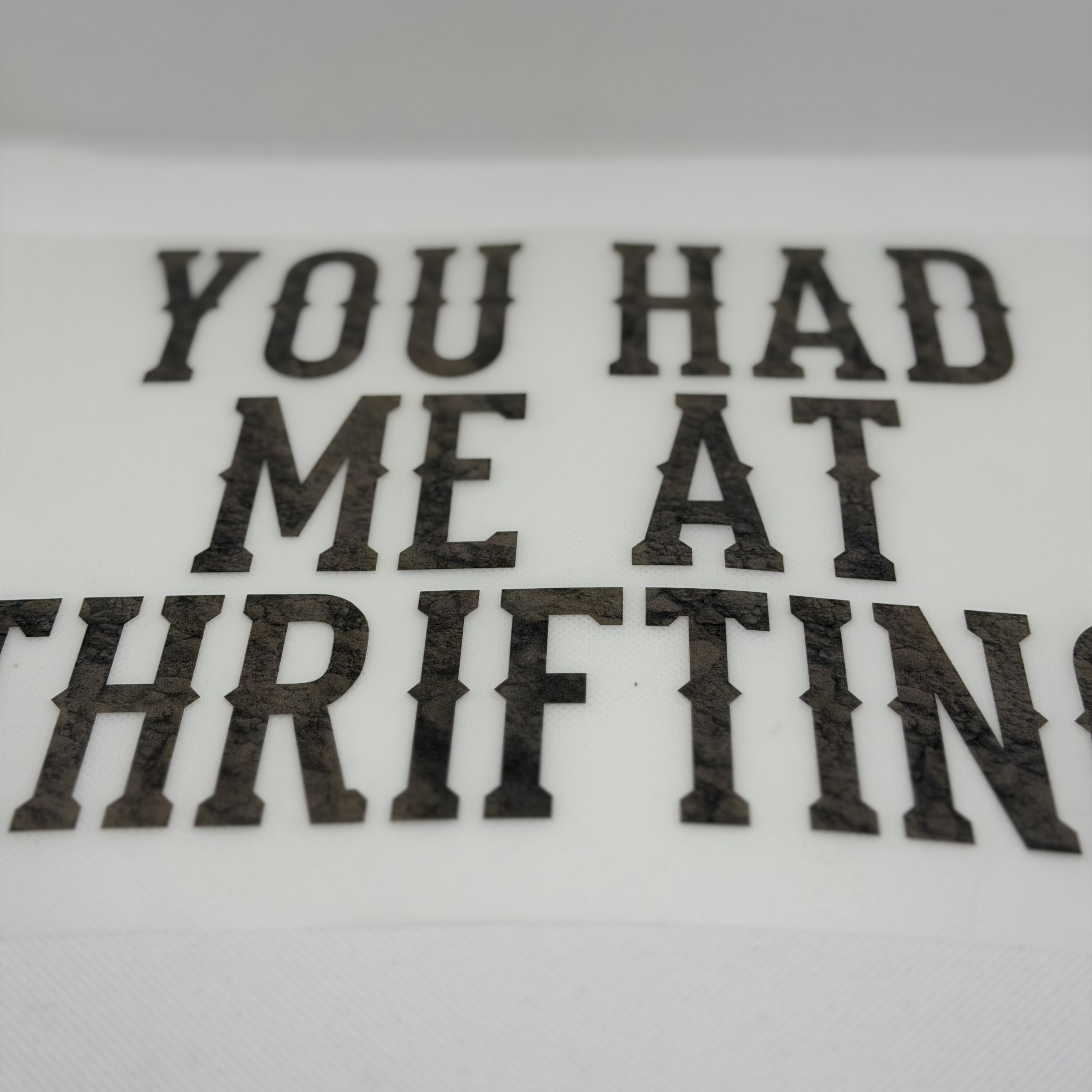 You Had Me At Thrifting DTF Transfer | PRNT&more